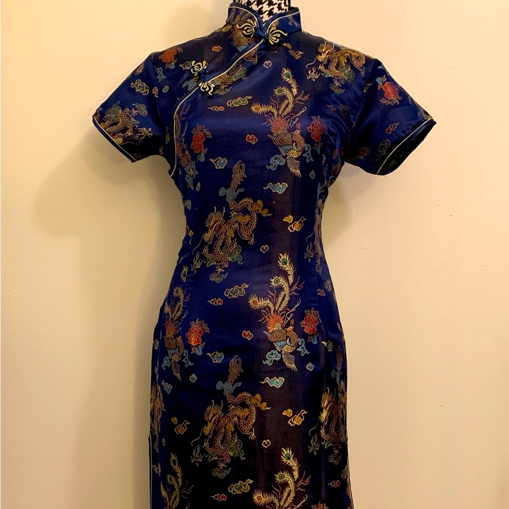COPY - Chinese traditional knee high dress - Picture 3 of 7
